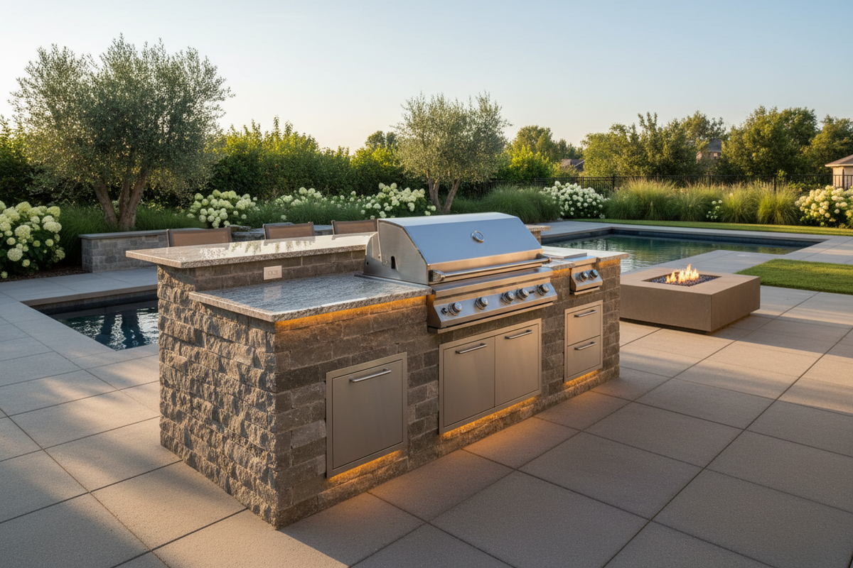 Luxury Built-In Outdoor Grill